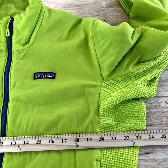 Patagonia Nano Air Light Hybrid Jacket Mens XL Zip Up Neon Green Insulated 84345 - Picture 14 of 15
